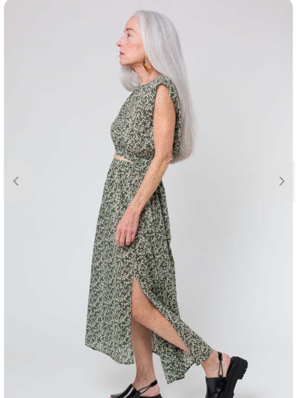 Apiece Apart Marietta Midi Dress in Sage
